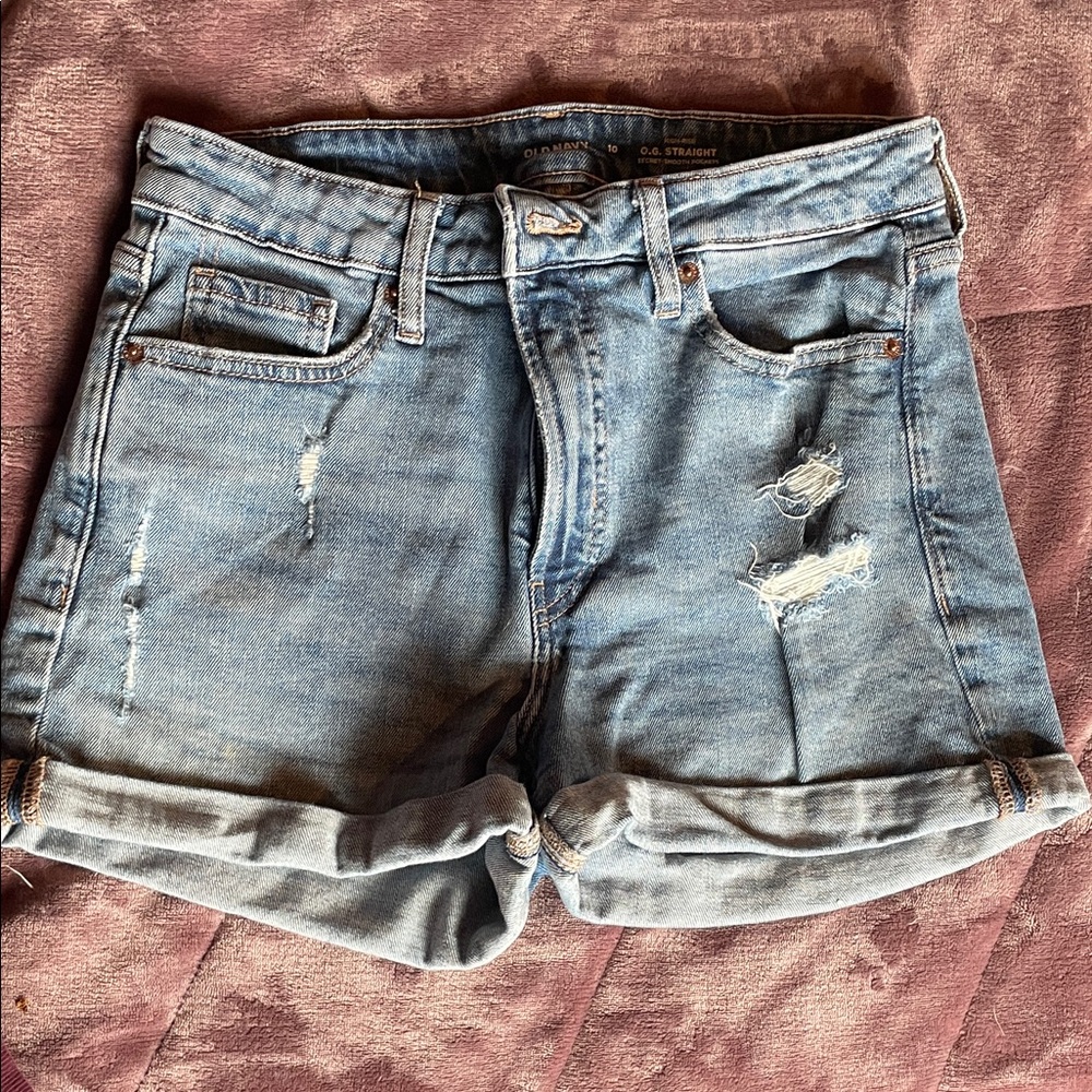 Old Navy Light Blue Jean Shorts